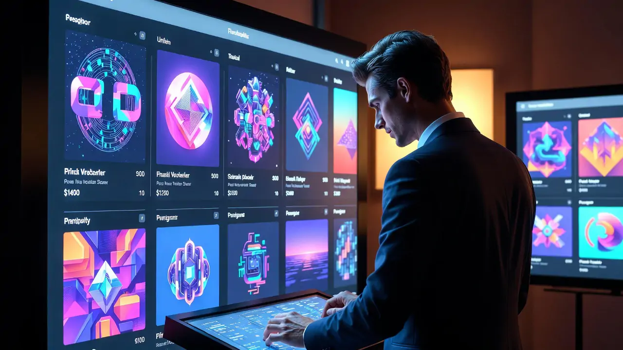 2025 NFT market data showing bifurcated reality of stable sales volume with dramatically increased transaction counts