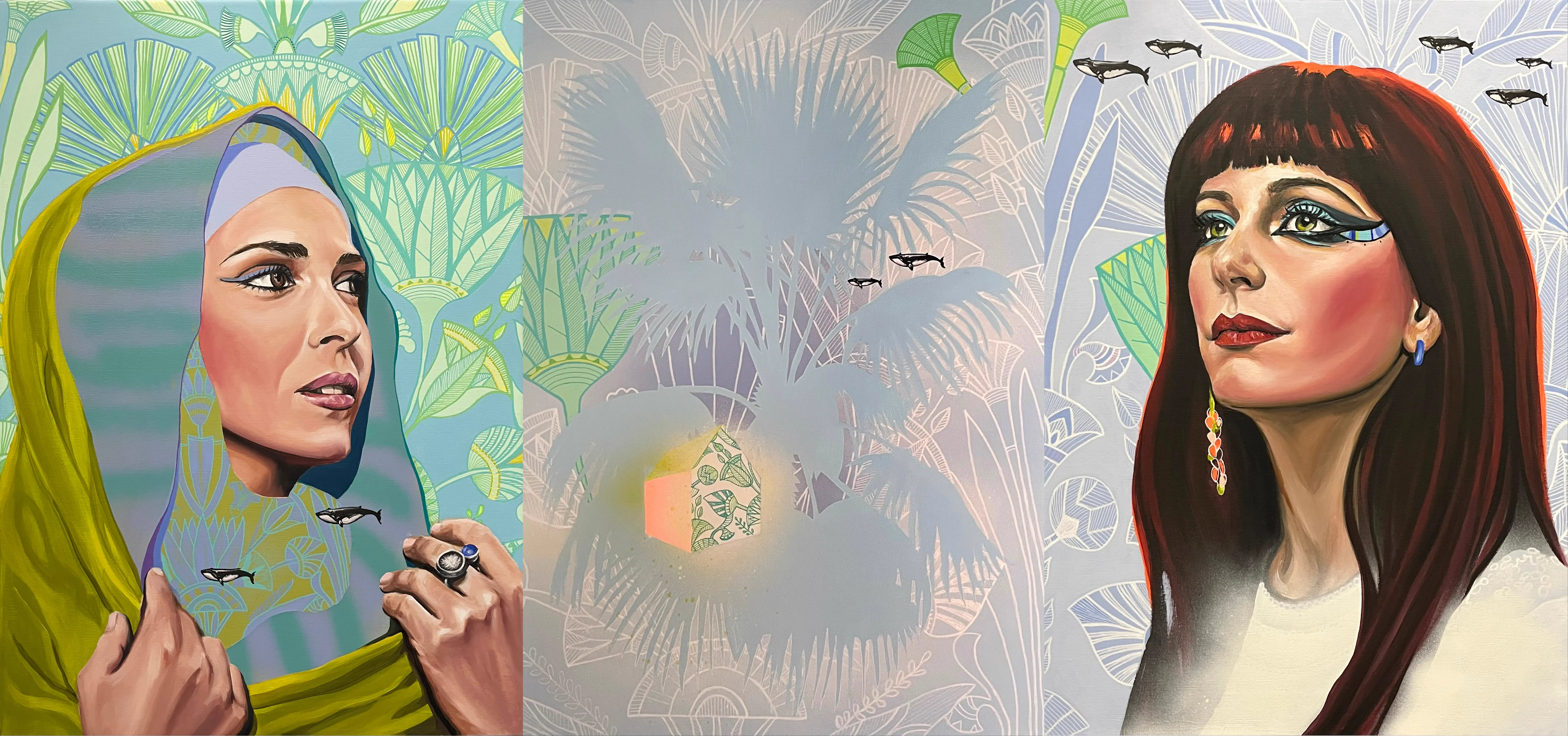 Artwork 'The Oasis Is Feminine Digital Copy' by Pepa Salas Vilar - Picture 1