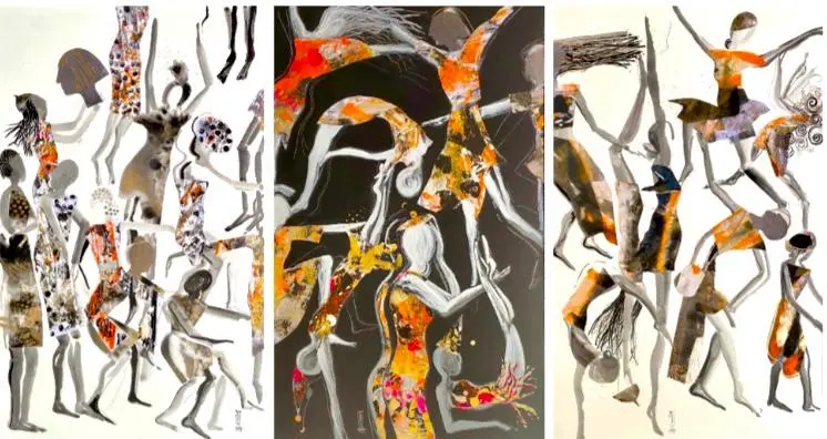 Artwork 'Methamorphosis 3pieces Digital Copy' by Izabela Uchman - Picture 1