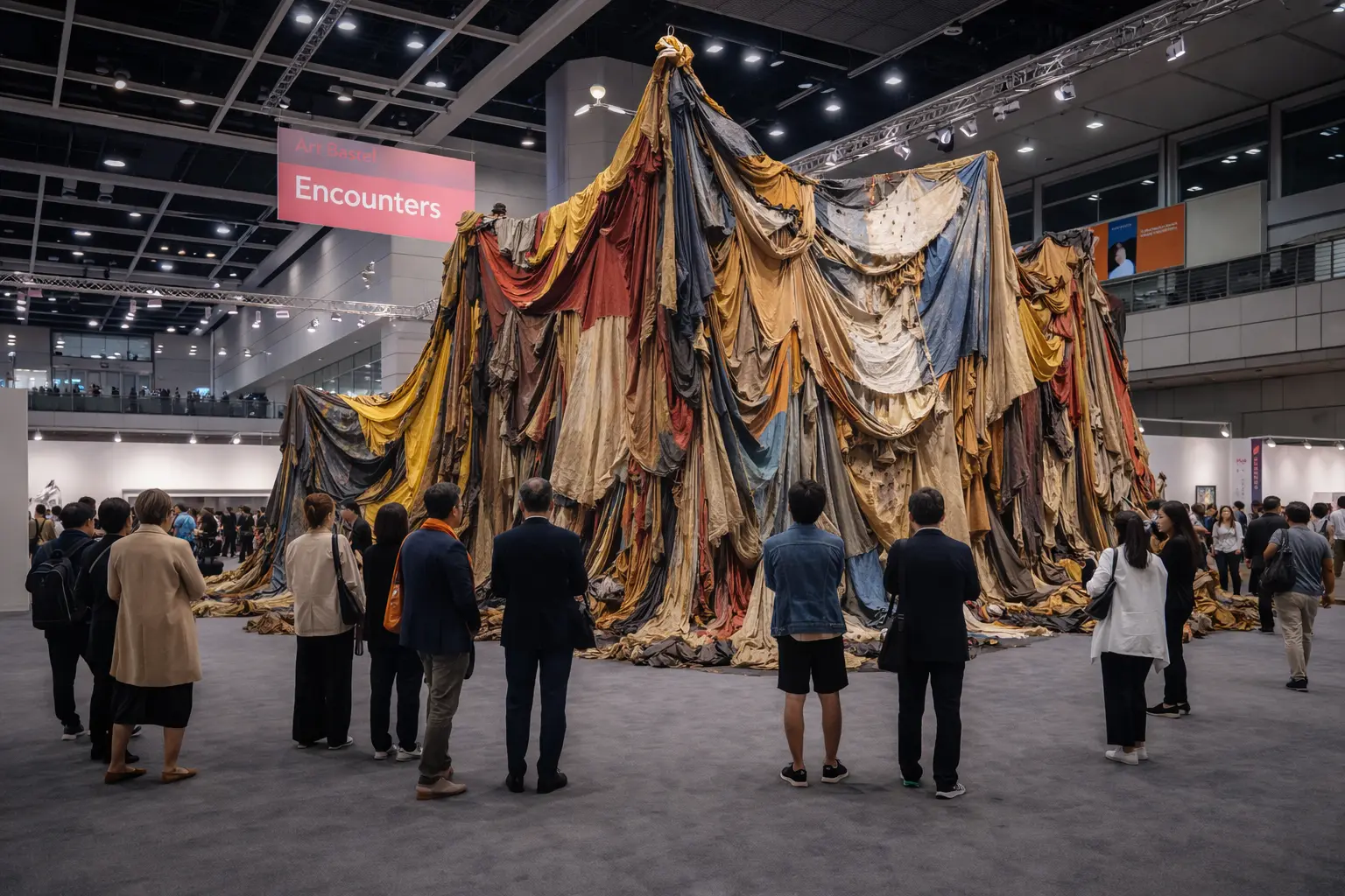Art Basel Hong Kong Encounters sector large-scale installation HKCEC contemporary art visitors