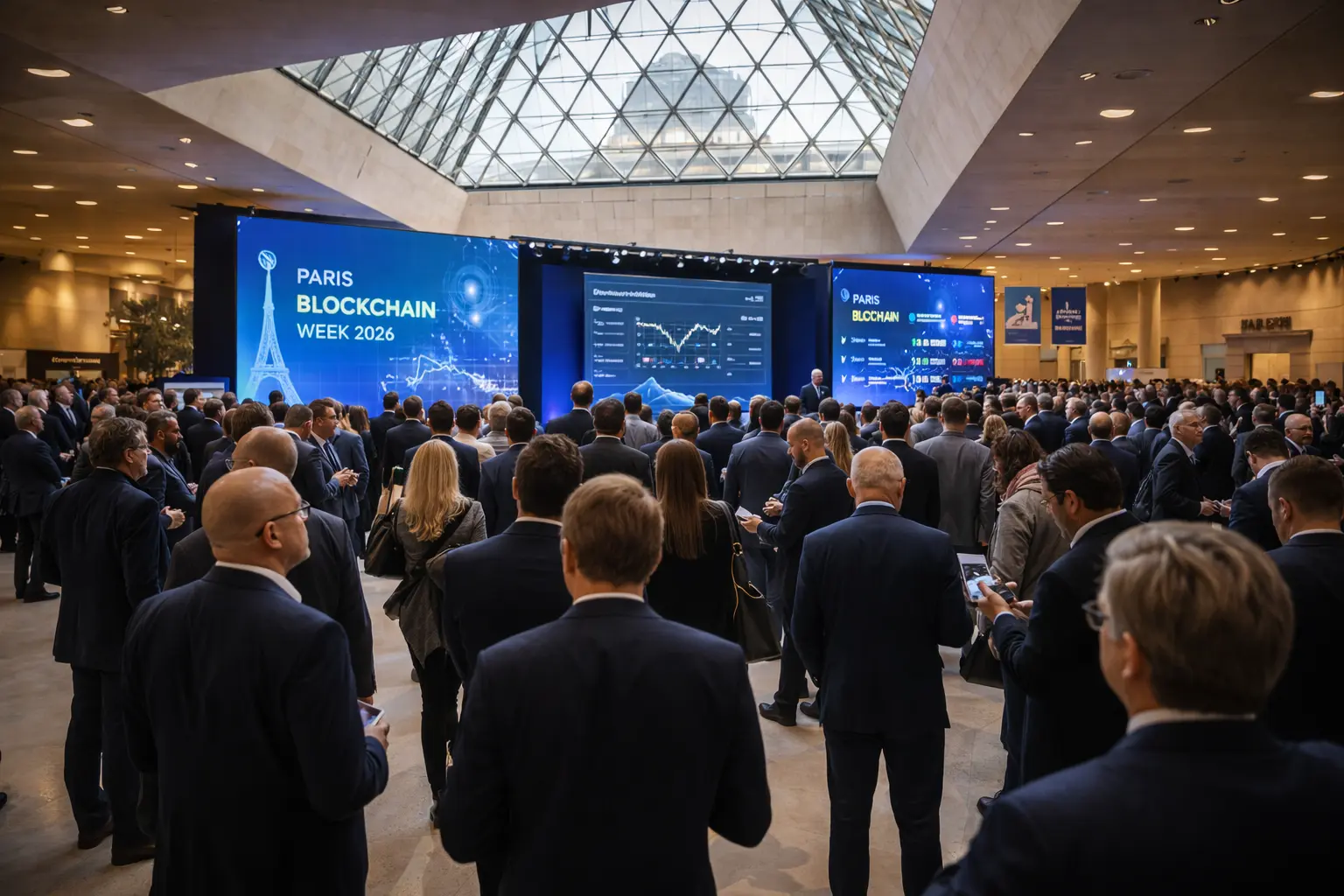Paris Blockchain Week 2026 Carrousel du Louvre institutional conference digital assets tokenization