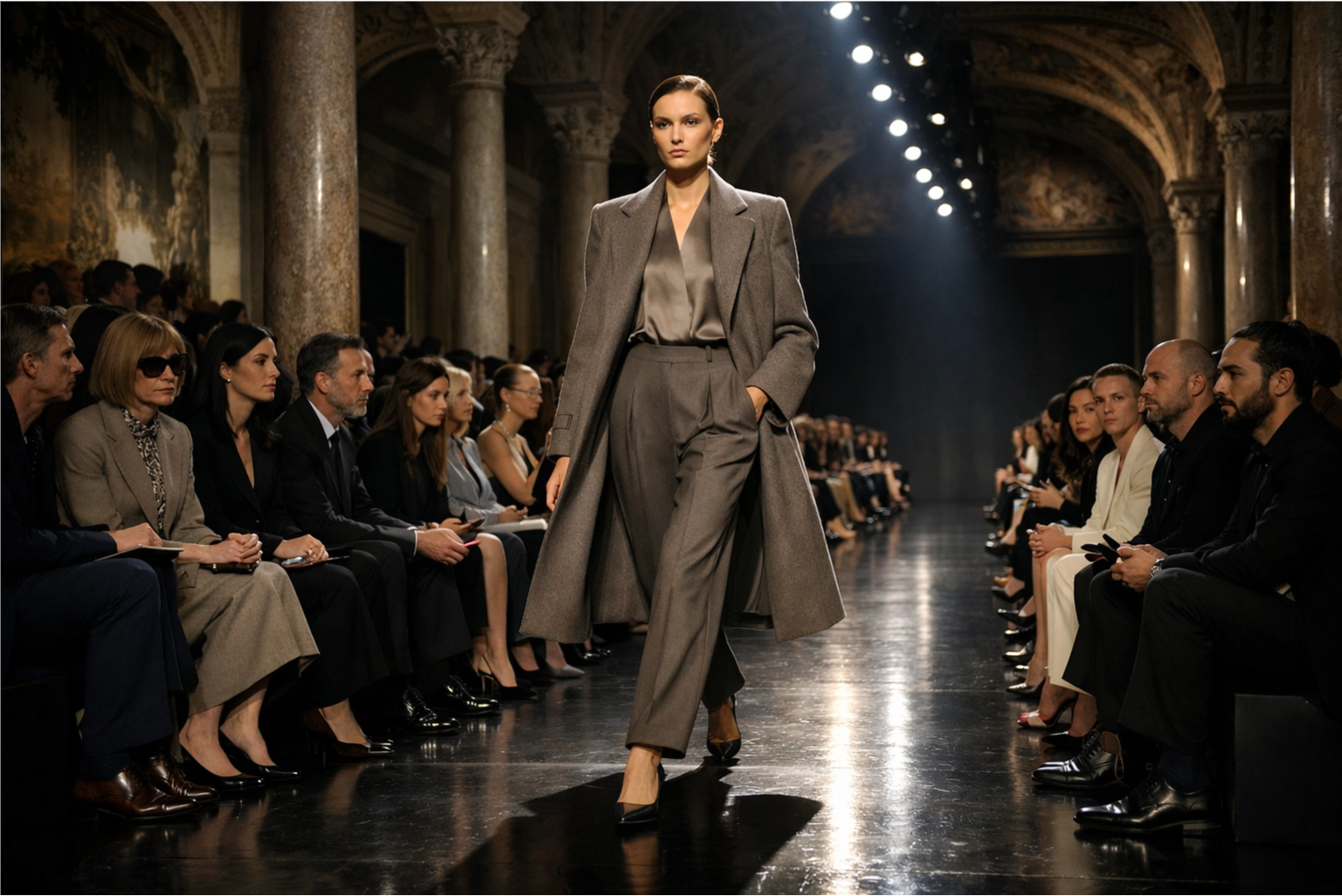Milan Fashion Week Fall Winter 2026 runway show Italian luxury fashion craftsmanship