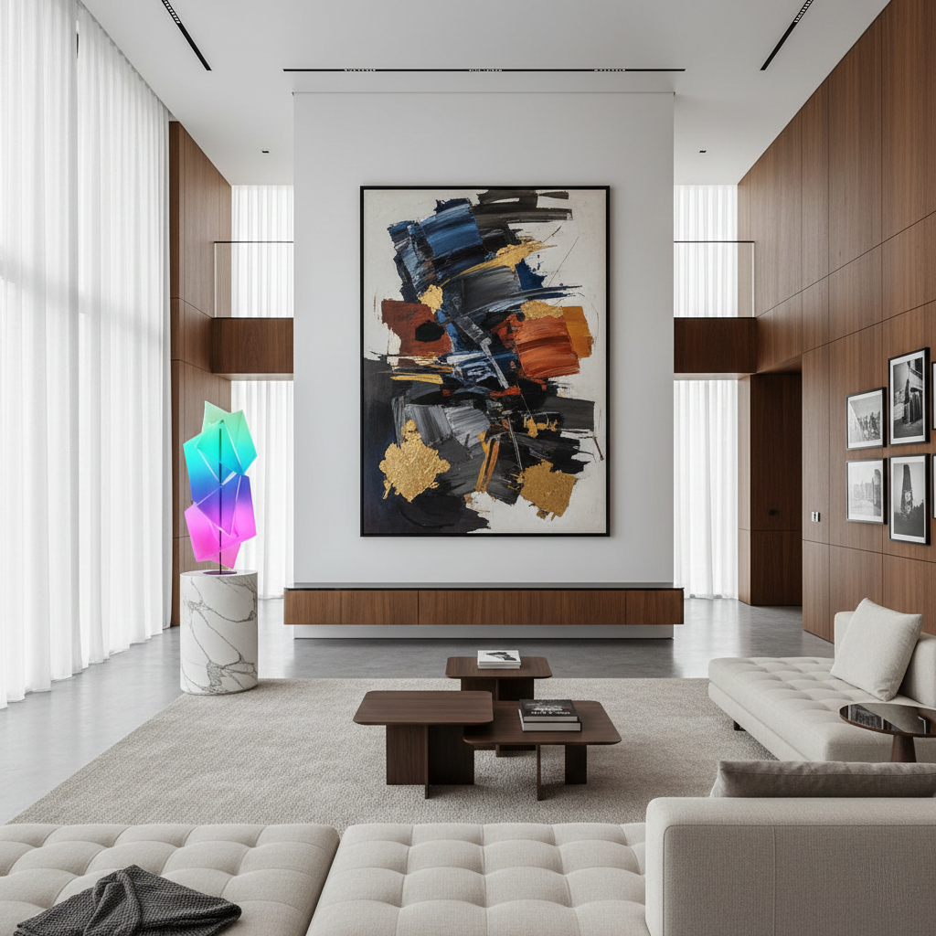 Sophisticated interior of luxury Dubai residence