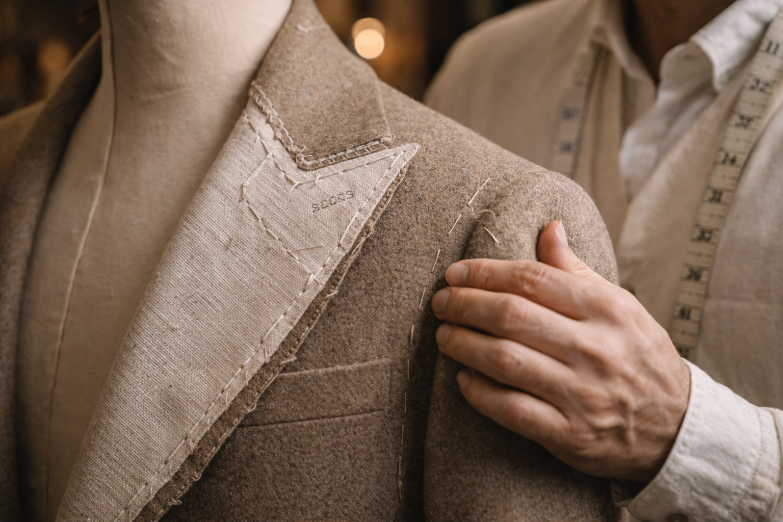 Italian tailoring craftsmanship detail construction quality handwork techniques