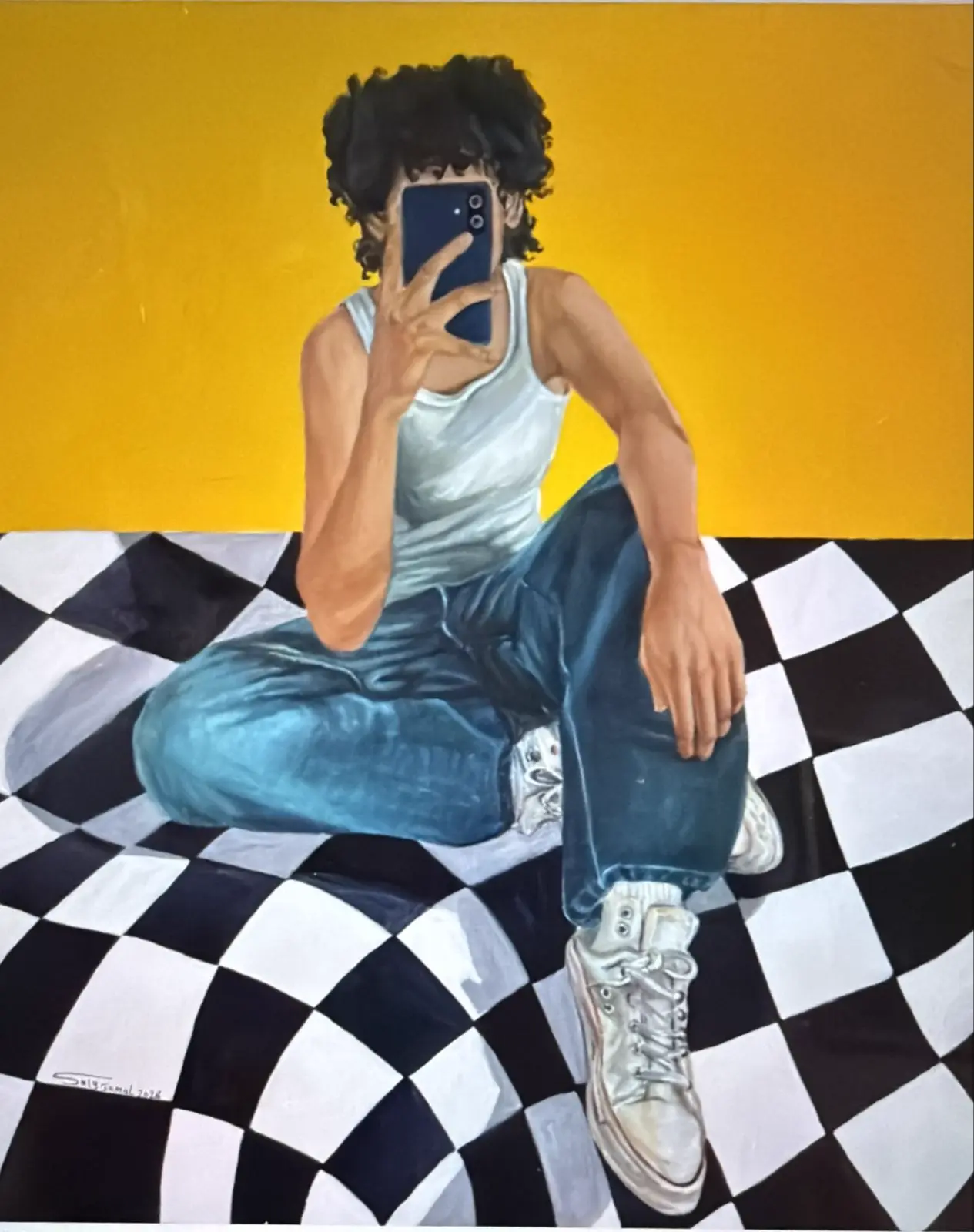 Artwork 'How Does the World See Me Digital Copy' by Saly Gamal Khalil - Picture 1