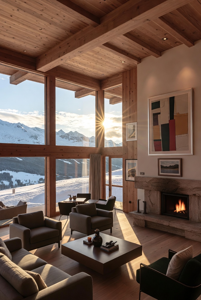 /media/remote/0/0/e/a/8/e/0/a/d/8/00ea8e0ad85f1f9763bfe66c6b7826a180ffb6cc0a445fe380e19e431b5506a3fc-639082995647238729-784x1168-316367-1000133-Public.jfif	Gstaad luxury chalet interior contemporary art placement UV-filtering windows climate control Bernese Alps