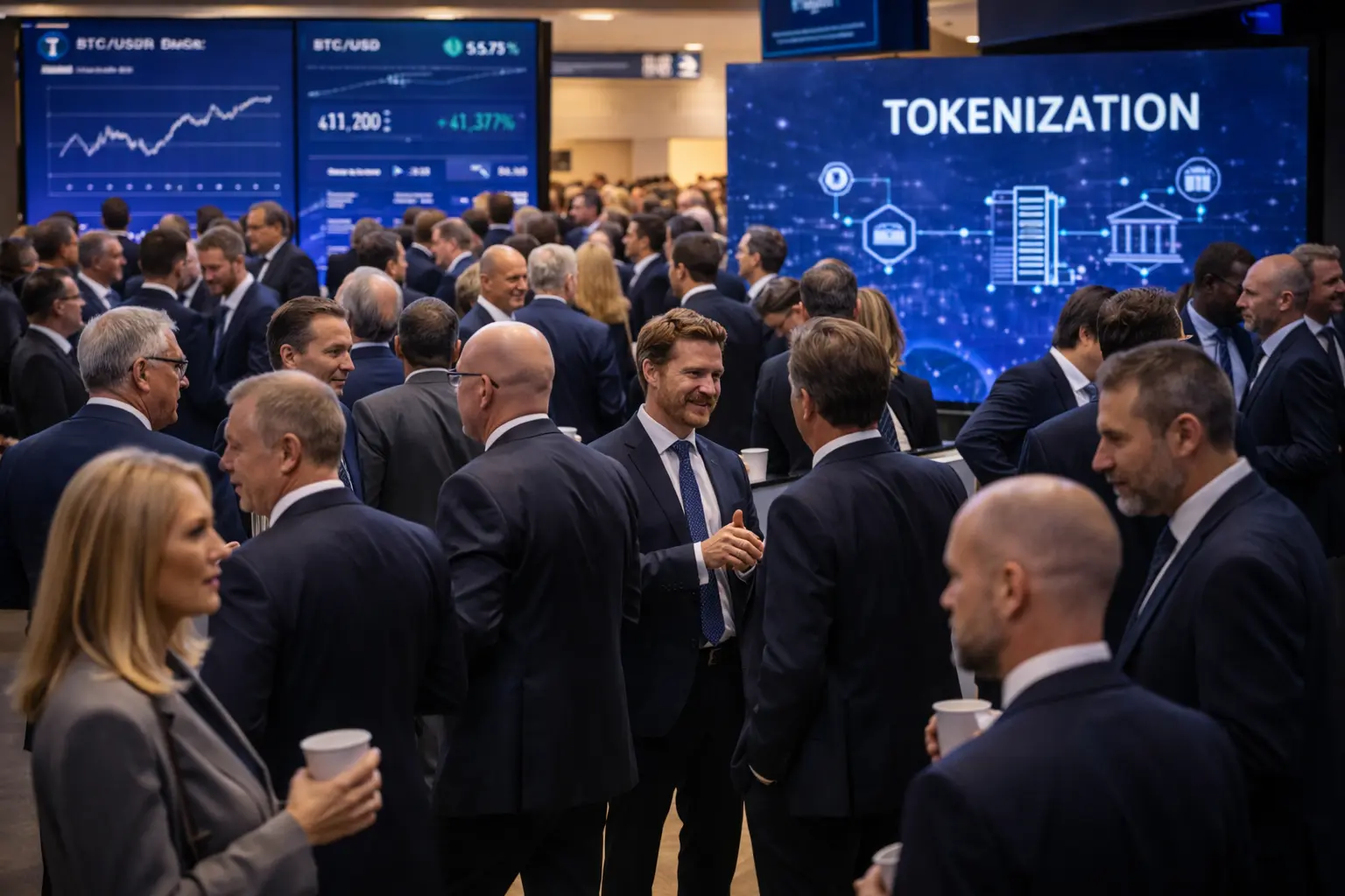 Paris Blockchain Week networking institutional digital assets finance professionals